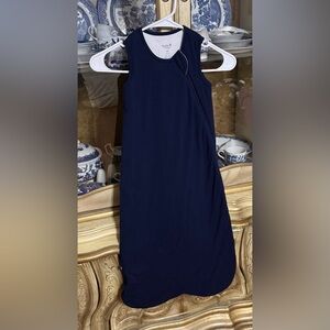 Kyte Baby Navy Blue bamboo sleep sack Size M 18-30lbs 1.0 tog